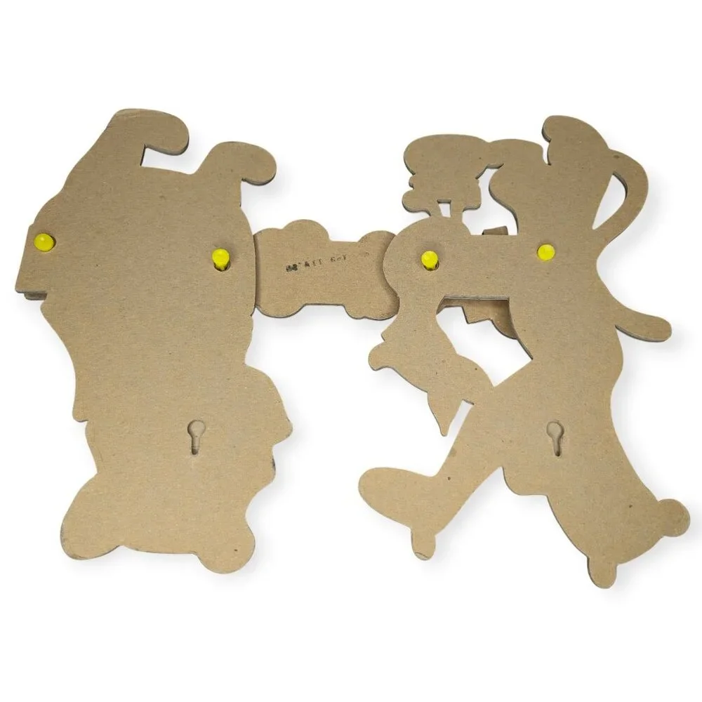 Vintage 1981 Walt Disney Productions Winne the Pooh Wall Hanging w/ Coat Hooks